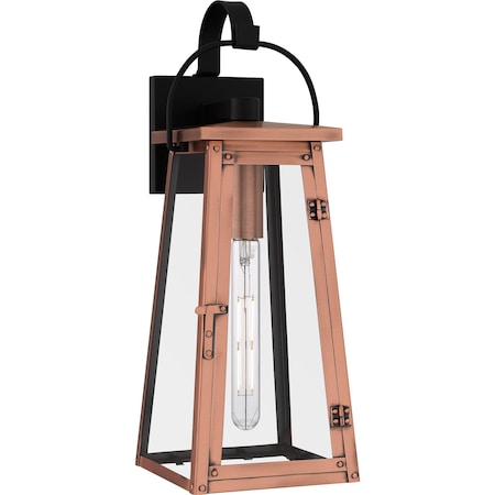 Quoizel Carolina Outdoor Wall 1 Light Aged Copper CLN8407AC